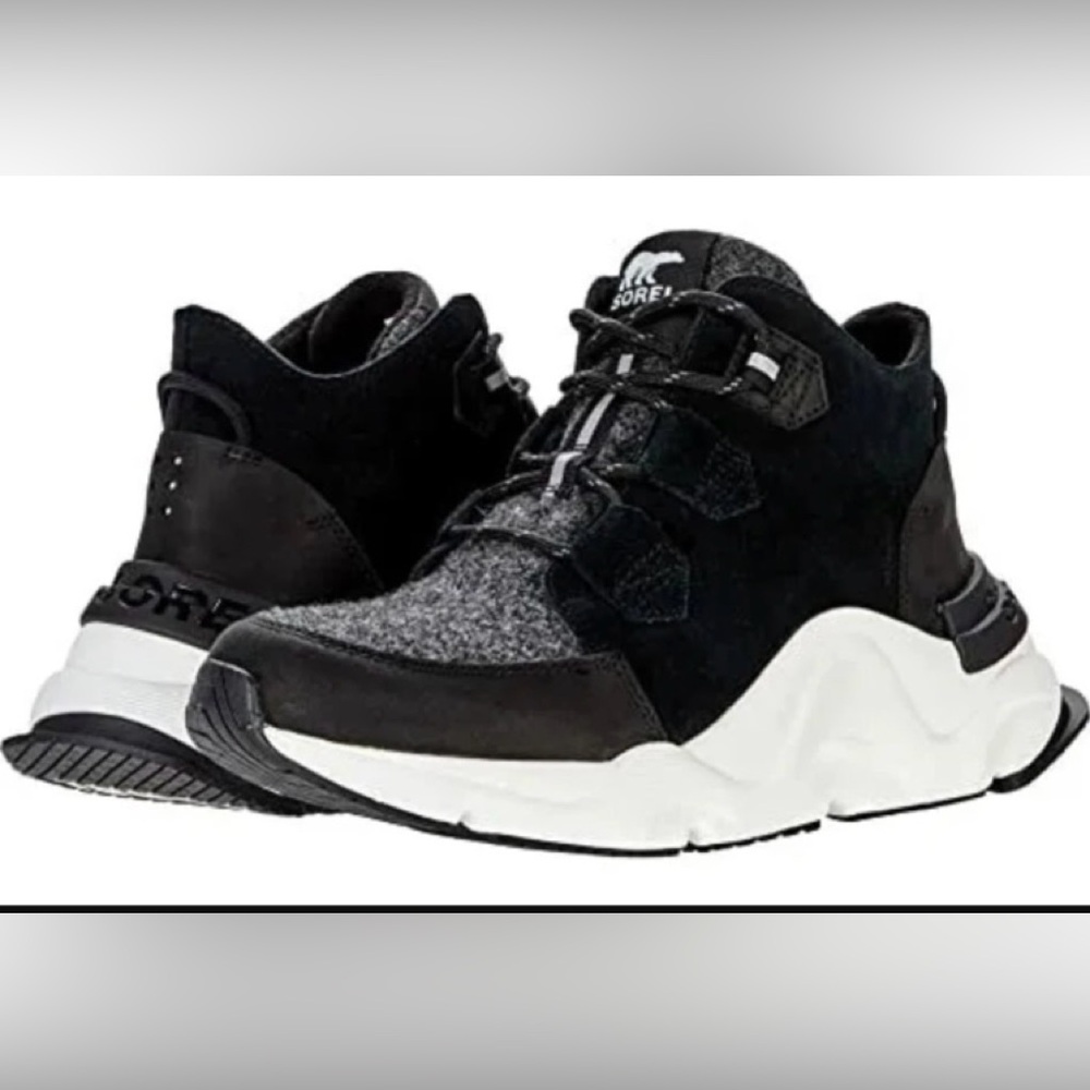 SOREL Kinetic™ RNEGD Caribou Waterproof Sneakers in Black